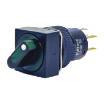 K16-582-3-GD 16mm 1-0-2 Led Işıklı Plastik Mandal Buton IP65
