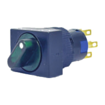 K16-592-3-GD 16mm 1-0-2 Led Işıklı Plastik Mandal Buton IP65