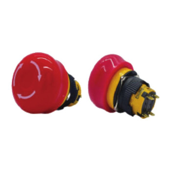 K16-8102-NSS 16mm Plastik Acil Stop Buton IP65
