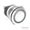 J22-C-272-WA2 22mm Paslanmaz Çelik Düz Kafa Beyaz Işıklı Yaylı Buton 220V AC, 2NO 20A Kontak IP67 – ürün görseli 3 J22-C-272-WA2 22mm Paslanmaz Çelik Düz Kafa Beyaz Işıklı Yaylı Buton 220V AC, 2NO 20A Kontak IP67 – ürün görseli 3