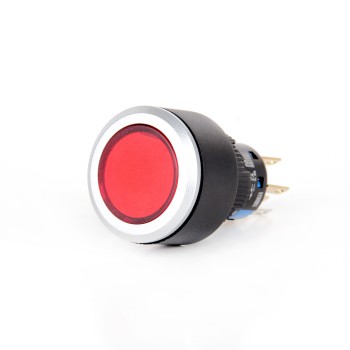 K16-G-272 16-22mm Plastik Yaylı Butonlar IP65 220V AC