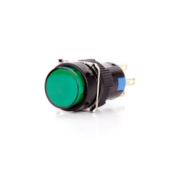 K16-170 16mm Plastik  Sinyal Lambası IP65 Led Işıklı 6-24V AC/DC