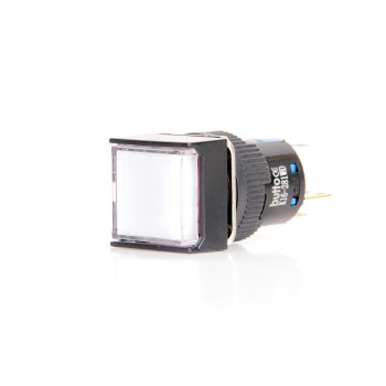 K16-180 16mm Plastik Sinyal Lambası IP65 Led Işıklı 220V AC