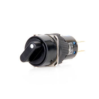 K16-412-2 16mm Yuvarlak Gövde 0-1 Mandal Kalıcı Buton