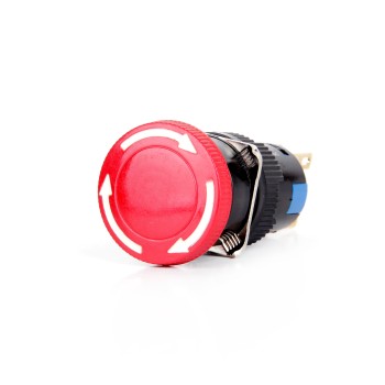 K16-811 16mm Yuvarlak Gövde Acil Stop