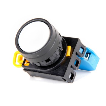 HQ22-2110-W 22mm Delik Uyumlu Plastik Yuvarlak Işıksız Beyaz Yaylı Buton 1NC Kontak IP65 HQ22-2110-W 22mm Delik Uyumlu Plastik Yuvarlak Işıksız Beyaz Yaylı Buton 1NC Kontak IP65