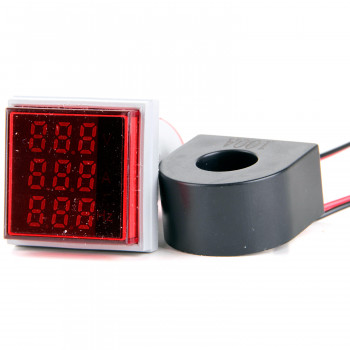 AC LED Voltmetre/Ampermetre/Frekansmetre