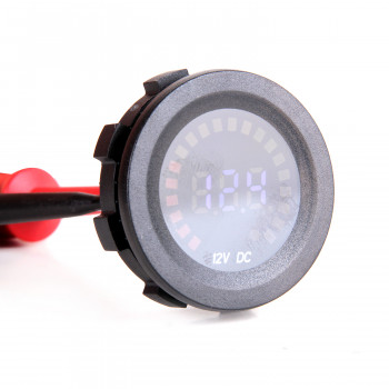GV30-BAR-B Mavi Düz Cam Yuvarlak Çift Ekran Analog/Dijitaal DC Voltmetre 30mm Su Geçirmez 6-24V Mavi/Yeşil GV30-BAR-B Mavi Düz Cam Yuvarlak Çift Ekran Analog/Dijitaal DC Voltmetre 30mm Su Geçirmez 6-24V Mavi/Yeşil