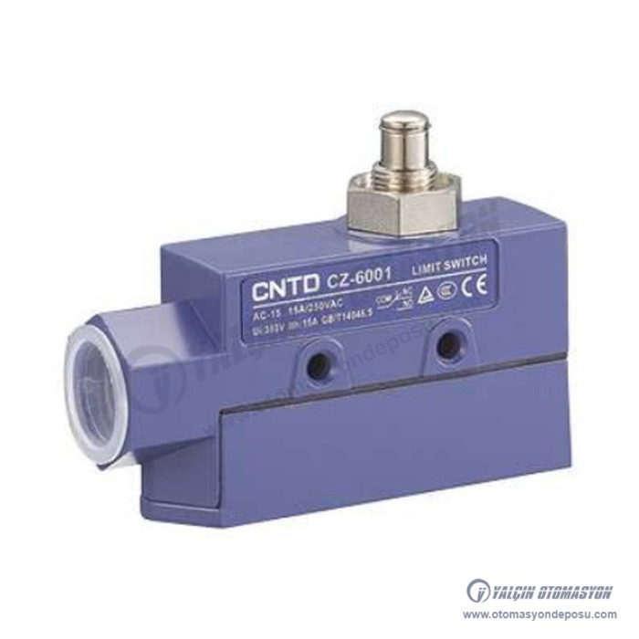 CZ-6001 Düz Başlıklı Pimli Limit Switch 1NO+1NC – CNTD CZ-6001 Düz Başlıklı Pimli Limit Switch 1NO+1NC – CNTD