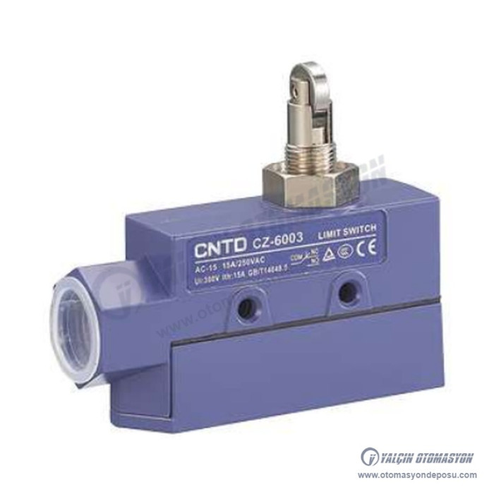 CZ-6003 Dikey Makaralı Pimli Limit Switch 1NO+1NC – CNTD CZ-6003 Dikey Makaralı Pimli Limit Switch 1NO+1NC – CNTD