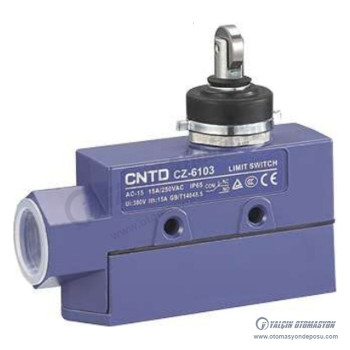 CZ-6103 Kauçuk Körüklü Dikey Makaralı Pimli IP65 Limit Switch 1NO+1NC