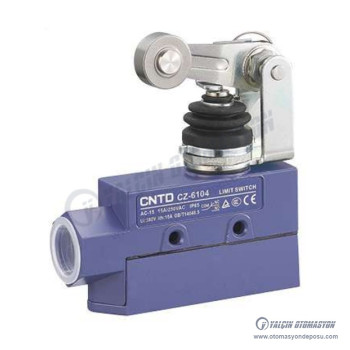 CZ-6104 Kauçuk Körüklü V Tipi Makaralı Kollu IP65 Limit Switch 1NO+1NC