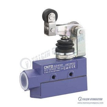 CZ-6143 Kauçuk Körüklü Z Tipi Devrilen Makaralı Kollu IP65 Limit Switch 1NO+1NC