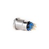 J19-272-BA2 19mm Metal Mavi LED Işıklı Yaylı Buton 
