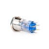 J16-372-E-BD 16mm Metal Mavi LED Işıklı Kalıcı Buton