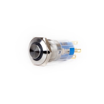 J16-261 16mm Çıkık Kafa Metal Yaylı Butonlar IP67 6-24V AC/DC