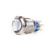 J19-572-1-BA2 19mm Metal Mavi LED Işıklı (1)-0-(2) Yaylı Mandal Buton