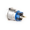 J25-372-P-WD 25mm Metal Beyaz LED Işıklı Kalıcı Buton 