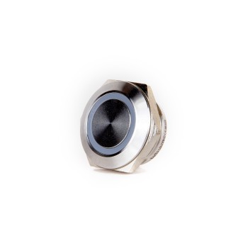 EJ19-271-PM 19mm Ultra Kısa Düz Kafa Yaylı Tact Butonlar IP67 6-24V AC/DC