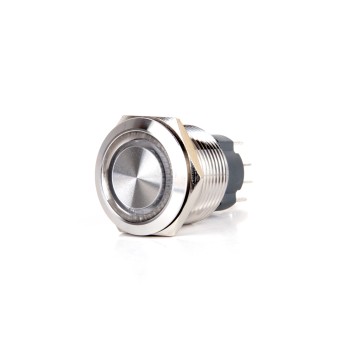 J19-C-271 19mm Metal Yaylı Butonlar IP67 220V AC 20 AMPER