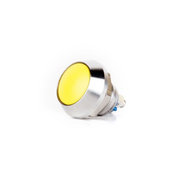 EJ12-231-AY 12mm Işıksız Bombeli Sarı Kafa Yaylı Buton ıp67 EJ12-231-AY 12mm Işıksız Bombeli Sarı Kafa Yaylı Buton ıp67