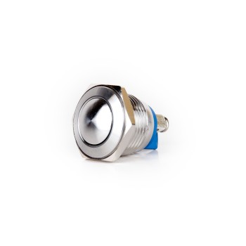 EJ16-231A 16mm Işıksız Bombeli Çelik Kafa Yaylı Buton ıp67