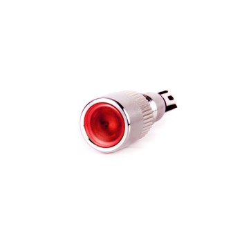 J8-160P-RD 8mm IP67 Metal Sinyal Lambası 6-24VDC Kırmızı