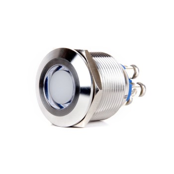 GM22 22mm Led Metal Sinyal Lambası IP67 6-24V DC (Gerta)