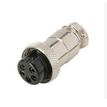Mike Konnektör 16mm Kablo (Seyyar) Tip 5Pin Dişi Mike Konnektör 16mm Kablo (Seyyar) Tip 5Pin Dişi