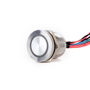 PZ Piezo Buton Metal Gövde IP69K 1A 12-24V DC