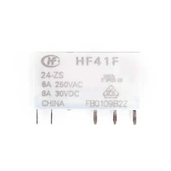 41F/024 (PLC-024R) Tek kontakli PLC slim röle (ciklet röle) 24V DC 250V AC 6A 41F/024 (PLC-024R) Tek kontakli PLC slim röle (ciklet röle) 24V DC 250V AC 6A