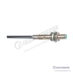 LM4-3001NA 4mm Metal Silindirik Düz Kafa Endüktif Sensor 0, 6mm Algılama 10-30V DC NPN 2 metre 3 Kablolu