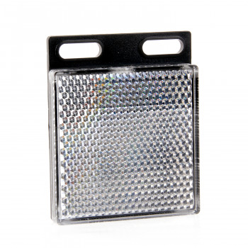 TD-08 Fotosel Uyumlu Beyaz Reflektör Dikdörtgen 60x50mm İki Köşeden Çapraz Bağlantı Delikli TD-08 Fotosel Uyumlu Beyaz Reflektör Dikdörtgen 60x50mm İki Köşeden Çapraz Bağlantı Delikli