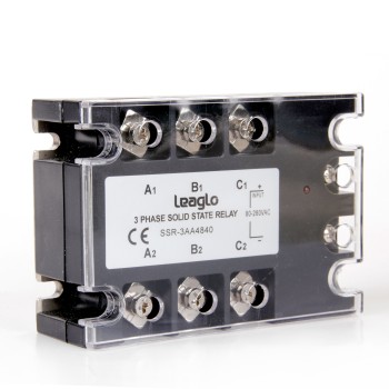 Leaglo AC-AC 3Faz SSR Giriş: 80-250V AC Çıkış: 24-480V AC