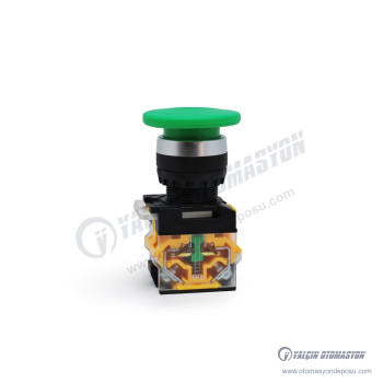GR22 (LA38) 22 mm Yuvarlak Plastik Gövde Monoblok Kalıcı Mantar Butonlar