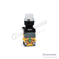 GR22-4711-2-WD Beyaz Led Işıklı 24V Kalıcı 0-1 Mandal Buton 1NO-1NC Kontaklı (LA38 Serisi) GR22-4711-2-WD Beyaz Led Işıklı 24V Kalıcı 0-1 Mandal Buton 1NO-1NC Kontaklı (LA38 Serisi)