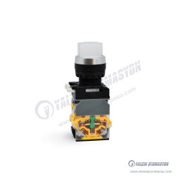 GR22-5720-3-WD Beyaz Led Işıklı 24V Kalıcı 1-0-2 Mandal Buton 2NO Kontaklı (LA38 Serisi) GR22-5720-3-WD Beyaz Led Işıklı 24V Kalıcı 1-0-2 Mandal Buton 2NO Kontaklı (LA38 Serisi)