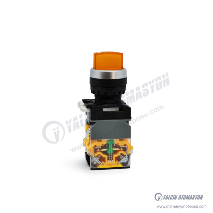 GR22-5720-3-Y2 Sarı Led Işıklı 220V Kalıcı 1-0-2 Mandal Buton 2NO Kontaklı (LA38 Serisi) GR22-5720-3-Y2 Sarı Led Işıklı 220V Kalıcı 1-0-2 Mandal Buton 2NO Kontaklı (LA38 Serisi)