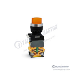 GR22-5720-3-YD Sarı Led Işıklı 24V Kalıcı 1-0-2 Mandal Buton 2NO Kontaklı (LA38 Serisi) GR22-5720-3-YD Sarı Led Işıklı 24V Kalıcı 1-0-2 Mandal Buton 2NO Kontaklı (LA38 Serisi)
