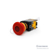 GR22-8711-RD Kırmızı Led Işıklı 24V Acil Stop Butonu 1NO-1NC Kontaklı (LA38 Serisi) GR22-8711-RD Kırmızı Led Işıklı 24V Acil Stop Butonu 1NO-1NC Kontaklı (LA38 Serisi)