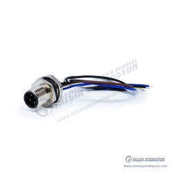 SL012-M04MT-20 4 Pin Panel Tip Kablolu Erkek Konnektör SL012-M04MT-20 4 Pin Panel Tip Kablolu Erkek Konnektör