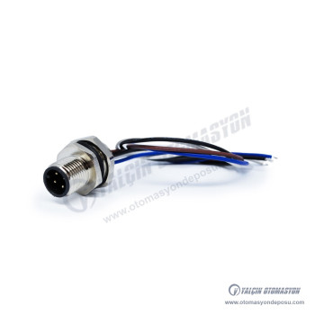 SL012-M04MT-20 4 Pin Panel Tip Kablolu Erkek Konnektör SL012-M04MT-20 4 Pin Panel Tip Kablolu Erkek Konnektör
