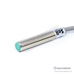 SL08-D02PLA 8mm Endüktif Sensör – 2mm Algılama, PNP NO, 2m Kablolu