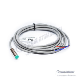 SL08-D02PLA-S 8mm Endüktif Sensör – 2mm Algılama, PNP NO, 2m Kablolu – Kısa Gövde SL08-D02PLA-S 8mm Endüktif Sensör – 2mm Algılama, PNP NO, 2m Kablolu – Kısa Gövde