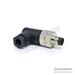 SL08-M03D M8 3 Pin 90° Erkek Konnektör SL08-M03D M8 3 Pin 90° Erkek Konnektör