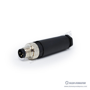 SL08-M03S  M8 3 Pin Düz Erkek Konnektör