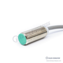 SL12-D04PLA-S 12mm Endüktif Sensör – 4mm Algılama, PNP NO, 2m Kablolu – Kısa Gövde