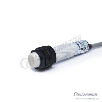 SLC12-D08NLC 12mm Düz Kafa 8mm Algılama NPN NO+NC Kapasitif Sensör, 2mt Kablolu