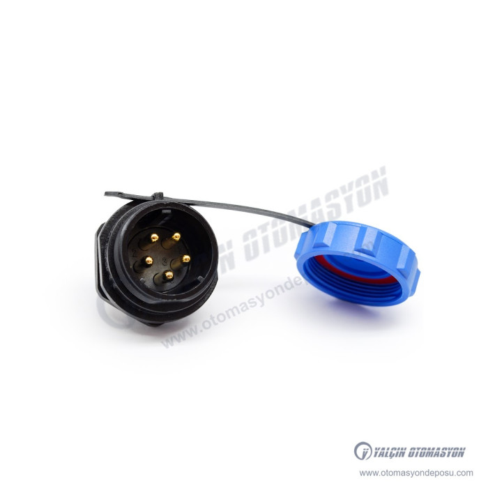 SP21P-5M Makine Tipi 5Pin Erkek Ip68 Konnektör – SELİ SP21P-5M Makine Tipi 5Pin Erkek Ip68 Konnektör – SELİ