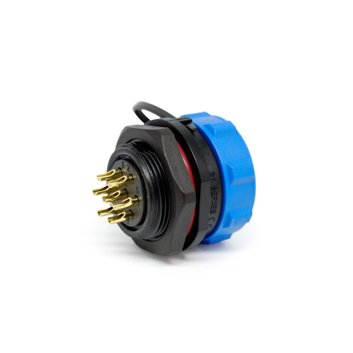 SP21P-7M Makine Tipi 7Pin Erkek Ip68 Konnektör SP21P-7M Makine Tipi 7Pin Erkek Ip68 Konnektör